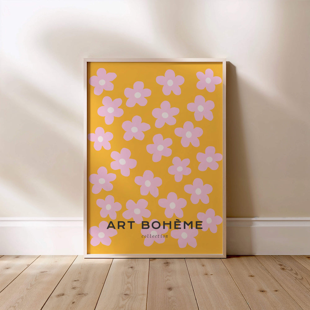 Print met Bloemetjes