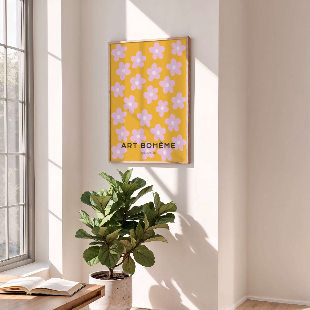 Print met Bloemetjes