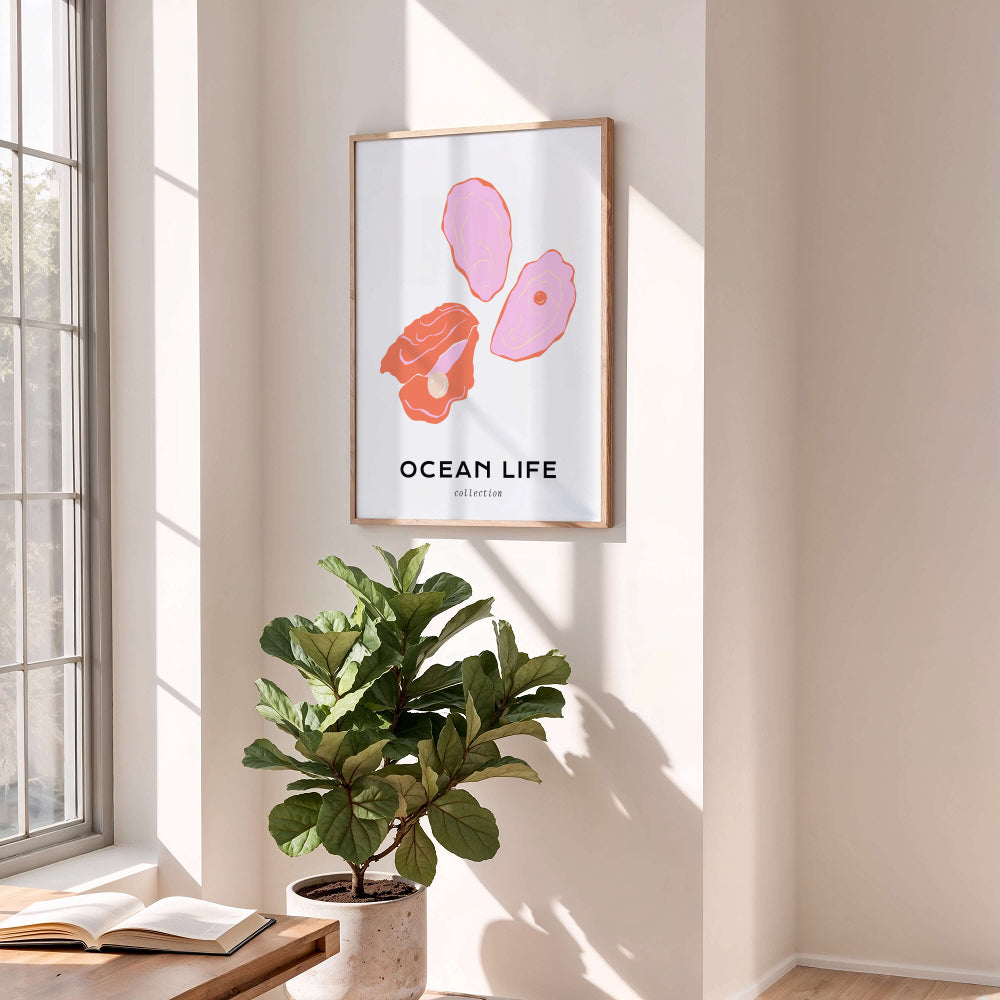 Schelpen Poster "Ocean Life"